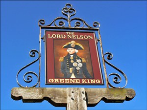 nelson pub sign norfolk